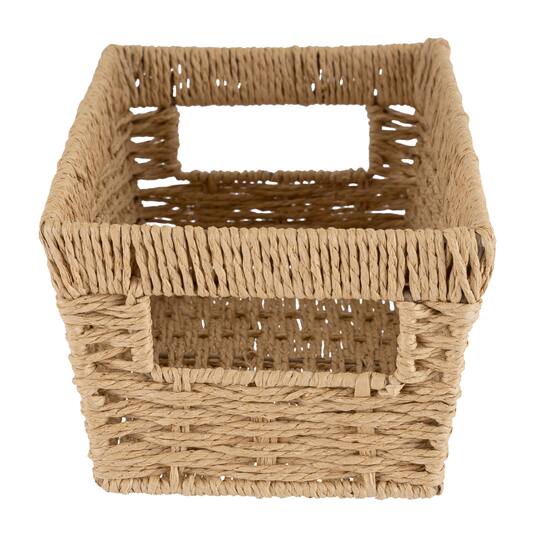 Simplify Small Dutch Weave Shelf Storage Basket